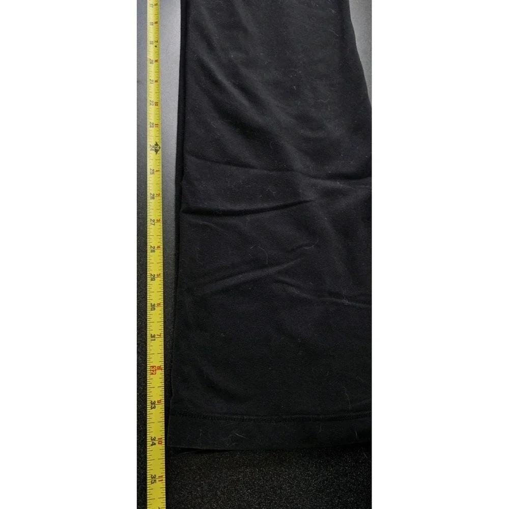 Lululemon Astro Pants 6x34 Black Gray Crossover Layered Waist Flare Yoga Boot
